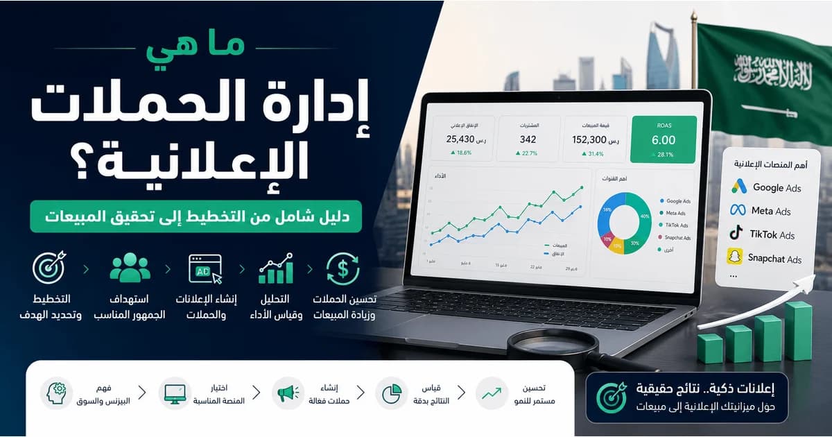 إدارة الحملات الإعلانية وتحليل أداء الإعلانات الرقمية